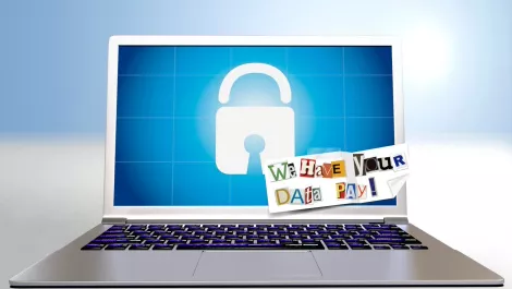 Ransomware laptop