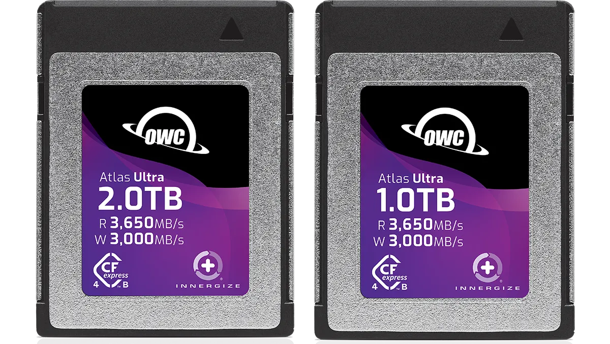 OWC unveils Atlas Pro and Ultra CFexpress 4.0 memory cards with doubled speed