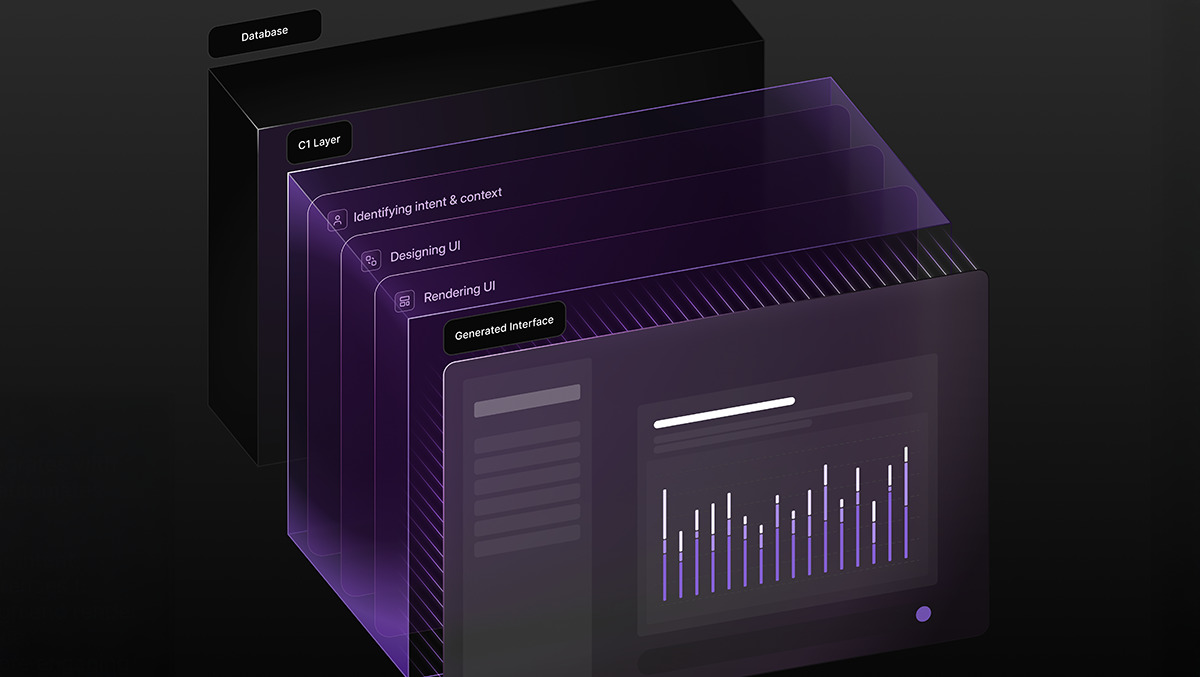 Thesys launches C1 API for AI-powered dynamic interfaces