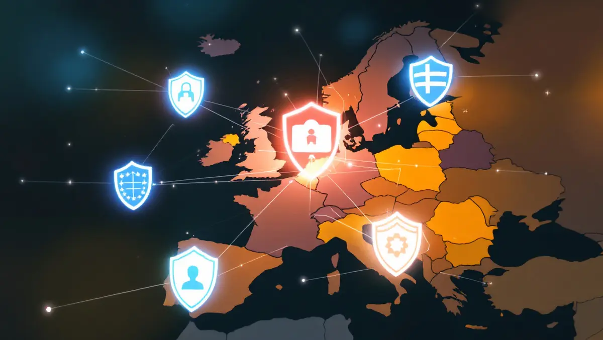 Digital shields map europe uk ireland germany austria switzerland nordic cybersecurity