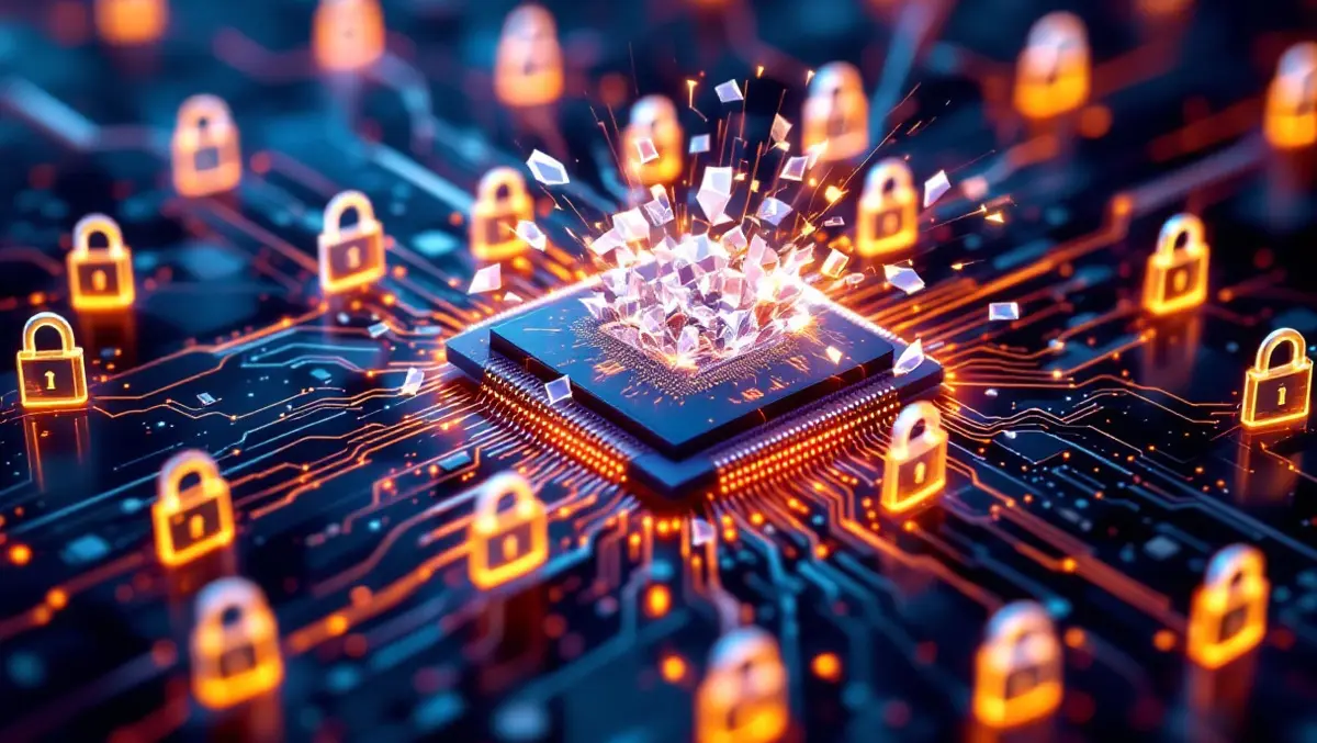 Quantum computing breaking traditional encryption digital locks