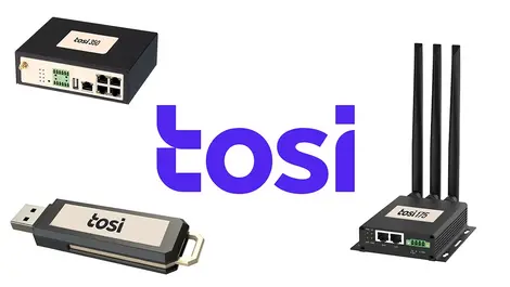 Tosi wordmark tosi blue