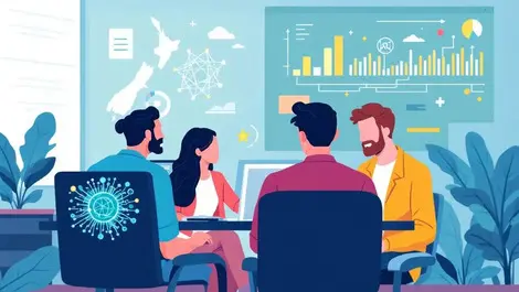 Ai it contracting market australia new zealand professionals collaborating