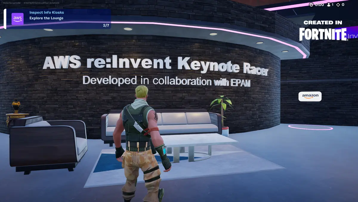 AWS to stream re:Invent 2025 keynotes live inside Fortnite
