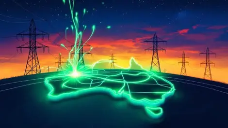 Green energy line transforming copper to fibre optics australia