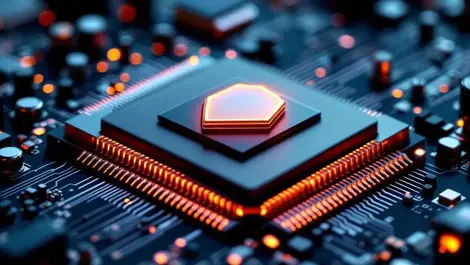 Secure microchip with abstract metallic shield memory protection