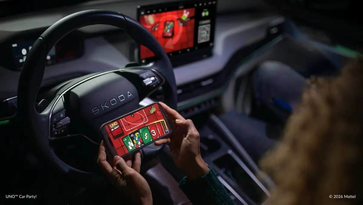 Škoda brings AirConsole & Tetris to parked EV drivers