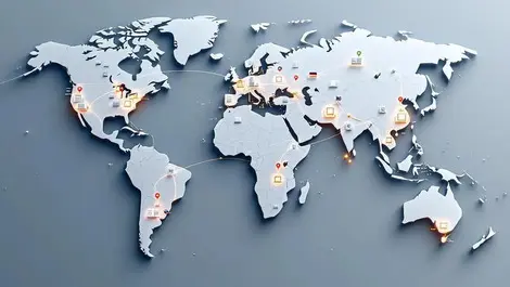 Regional data centers map mea india apac localization network