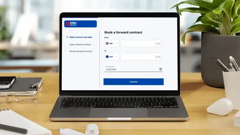 Equal money x metro bank  fx forwards laptop