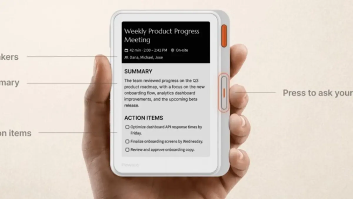 Flowtica opens reservations for Verso AI voice recorder